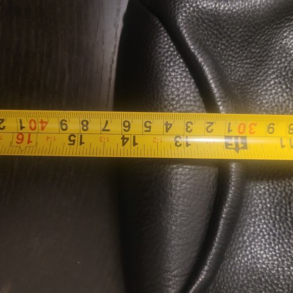 ZARA Woman Faux Leather Slouchy Hobo Bag Fringe Tassel Braided Strap Boho - Picture 3 of 7